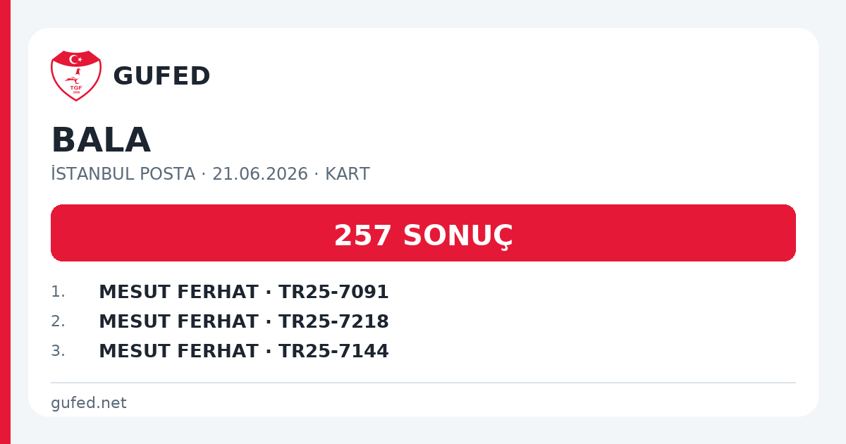 BALA paylaşım kartı
